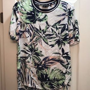 TOPSHOP PRINTED BLOUSE